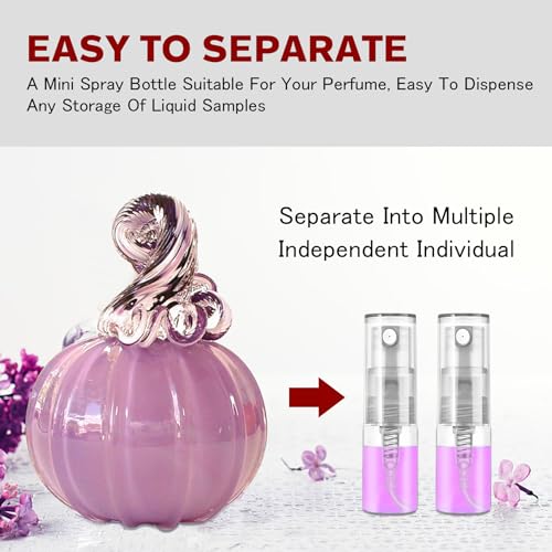 2ml Refillable Glass Spray Bottles - 60 Pack Perfume Atomizers