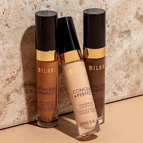 Milani Conceal + Perfect Longwear Concealer - Warm Beige (0.17 Fl. Oz.)