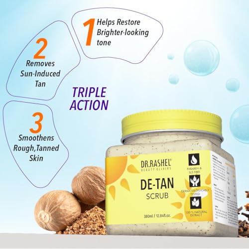 DR.RASHEL De-Tan Exfoliating Face and Body Scrub - 380ml