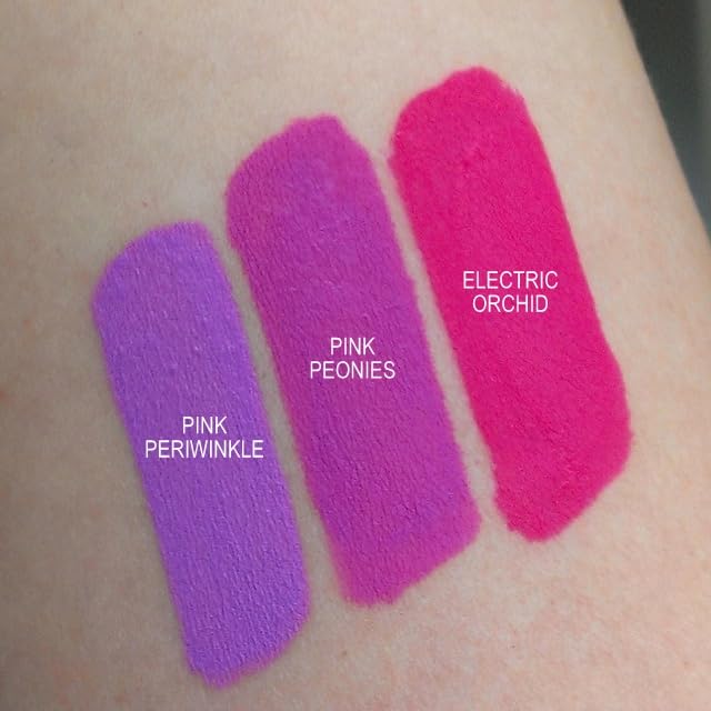 Aromi Pink Peonies Liquid Lipstick - Bright Magenta Fuchsia, Vegan & Waterproof