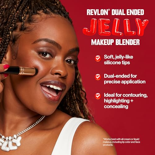 Revlon Dual Ended Jelly Makeup Blender Tool for Precision Application