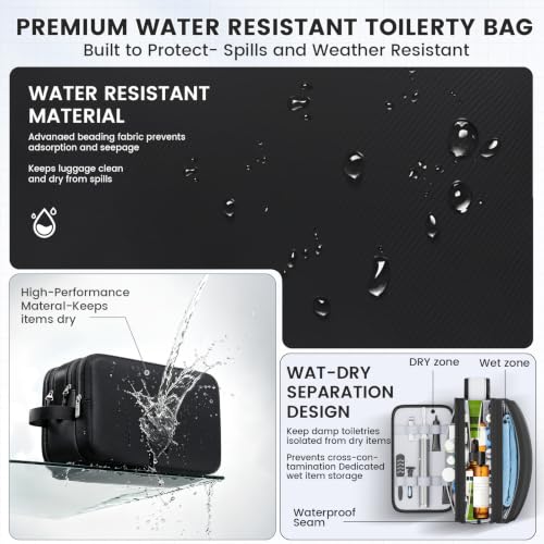 Travel Toiletry Bag Waterproof Hanging Organizer for Men & Women