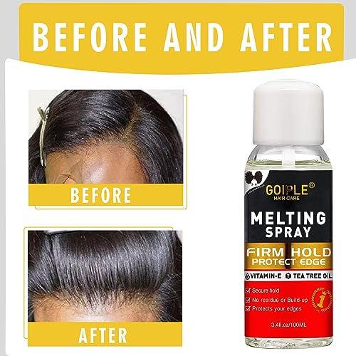 Glueless Lace Melting Spray Kit for Wigs & Extensions - Strong Hold