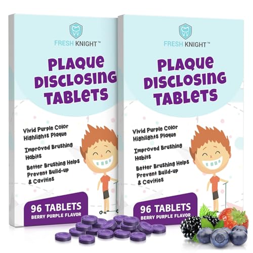 Fresh Knight Plaque Disclosing Tablets, Berry Flavor, 192 Count