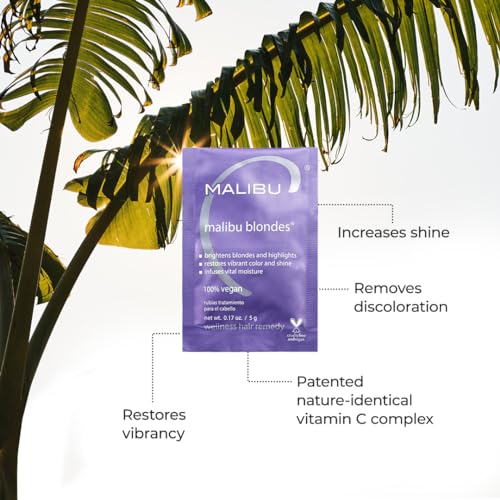 Malibu C Mini Rehab Blondes Hair Remedy - 2 Pack Vitamin Complex Treatment