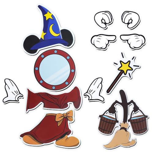 Magical Mouse Theme Cruise Door Magnets Set - 12 Pcs Waterproof