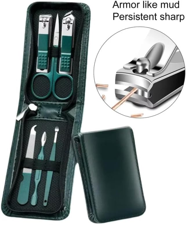 Portable Nail Clipper Set - 6 PCS Travel Manicure Kit for Men & Women | Compact & Easy to Use