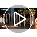 coldSky Clip-On Waist Fan with 5 Speeds & LED Light - 24H Cooling