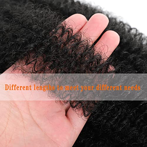 Celie Marley Twist Braiding Hair Extensions 12 Inch Pack of 8 - 1B# Pre-Separated Afro Twist