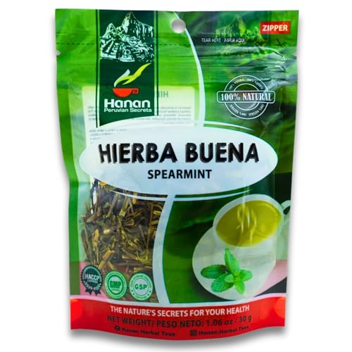 Hanan Loose Leaf Spearmint Tea - 1.1 oz Dried Peppermint Leaves