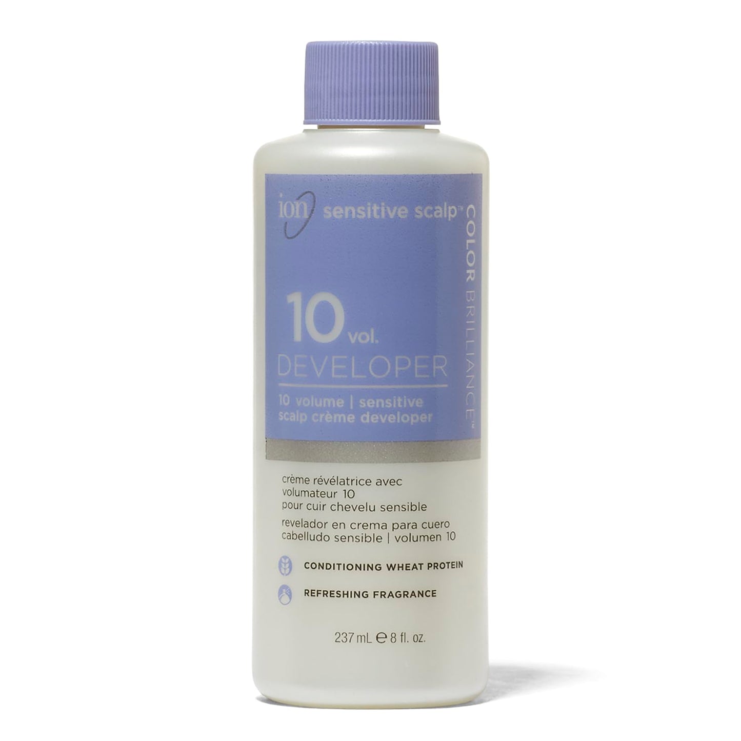 Brights Hair Color Kit - Permanent Sapphire Creme Color with Sensitive Scalp Developer & After Treatment | 2.05 oz + 8 oz + 7 fl oz