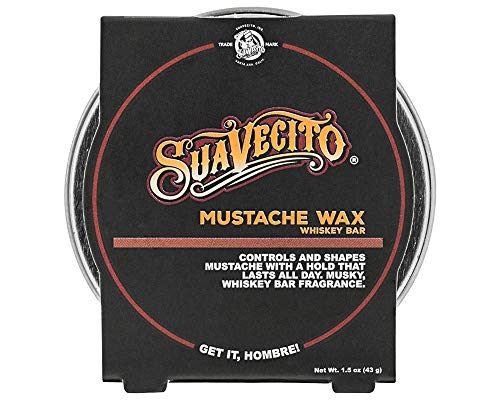 Suavecito Whiskey Bar Mustache Wax 1.5 oz - All Day Hold & Moisturizing