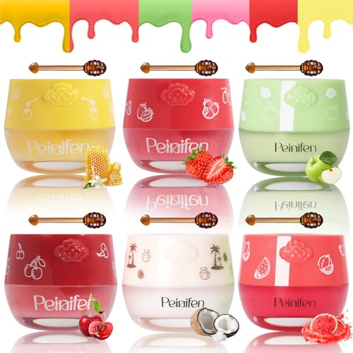 Overnight Lip Mask Balm Set - Honey, Strawberry, Watermelon & More