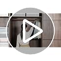 SHIMOYAMA Semi-Open Trouser Hangers - 5 Pack Space-Saving Design