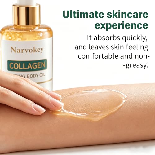 Narvokey Collagen Lifting Body Oil - Firming & Hydrating Skin Treatment