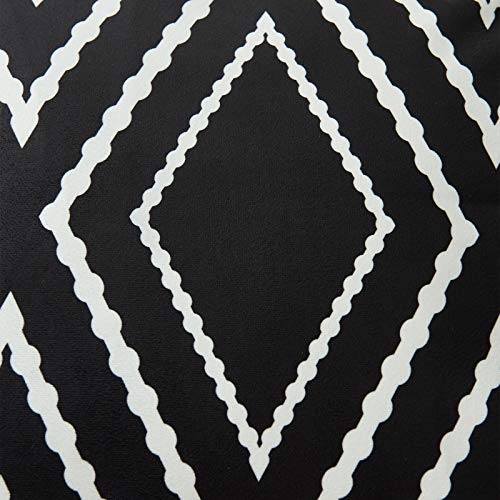 Set of 2 Black 16x16 Boho Aztec Pillow Covers for Sofa