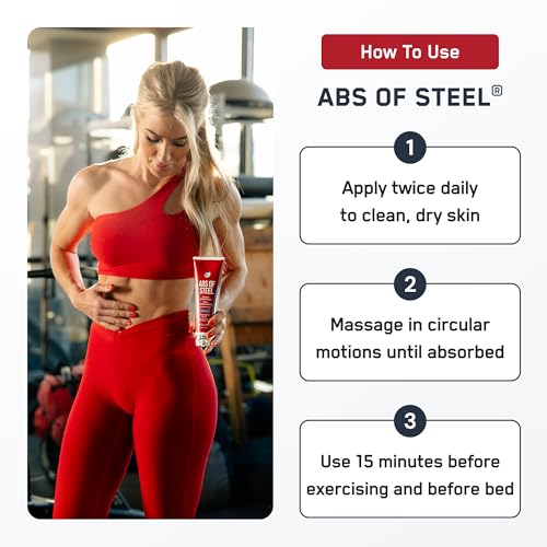 SteelFit Abs of Steel Maximum Definition Cream - 3.4 Fl Oz