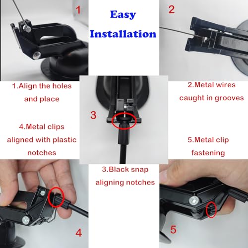 Heavy-Duty Metal Recliner Pull Handle Replacement - Universal Fit