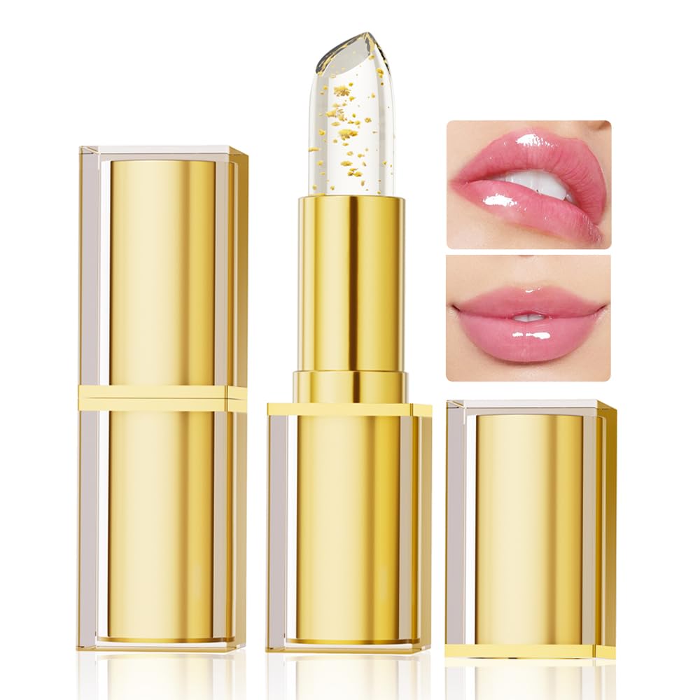 Color Changing Lipstick - Magic Lip Balm That Transforms from Black to Brick Red | Natural Moisturizing Formula for Women