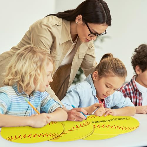 TaoBary 24 Pack Softball Cutouts for Sports Party Decor