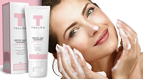 TOULON AHA BHA Milk Face Wash - Exfoliating Cleanser for Sensitive Skin
