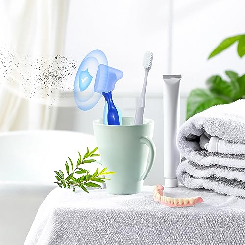 Anbbas 2-Pack Silicone Denture Brush Covers for Travel
