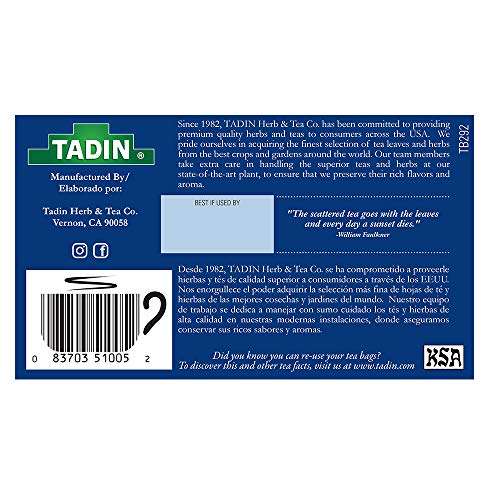 Tadin Detox Dandelion Tea - Caffeine Free Herbal Blend, 3 Pack