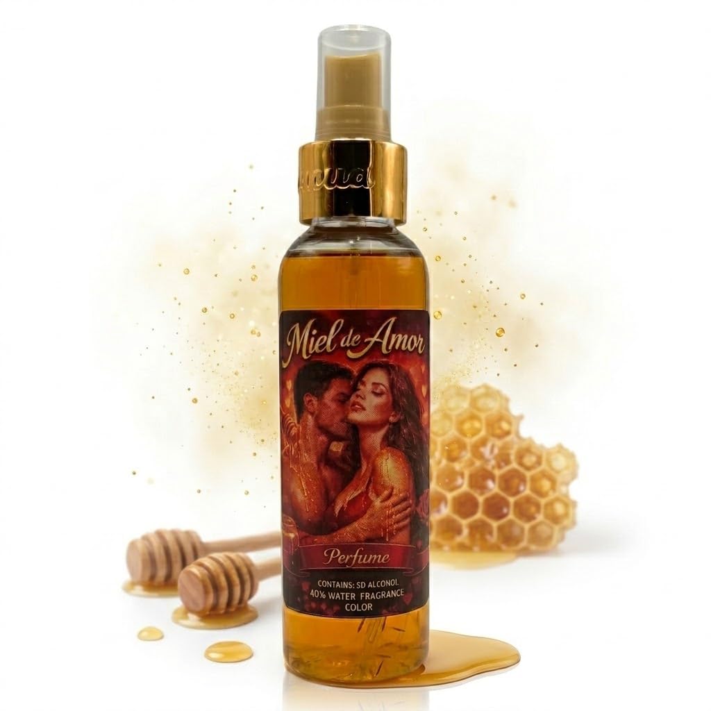Miel de Amor Perfume with Pheromones - Romantic Attraction Scent for Men & Women | 4 oz