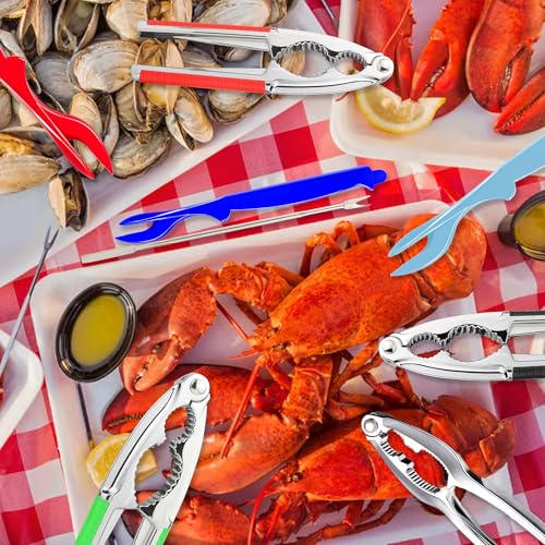 5-Piece Crab Crackers Set - Durable Seafood & Nut Tools