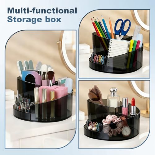 ANGNYA Nail Drill Bit Holder & Desk Organizer with 7 Compartments