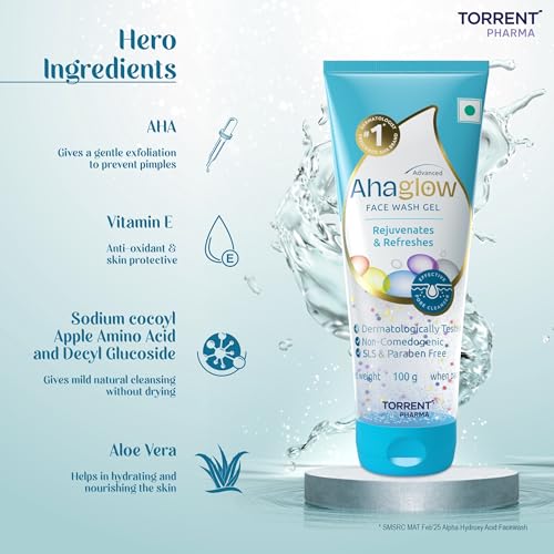 Ahaglow Advanced Skin Rejuvenating Face Wash Gel - 100g
