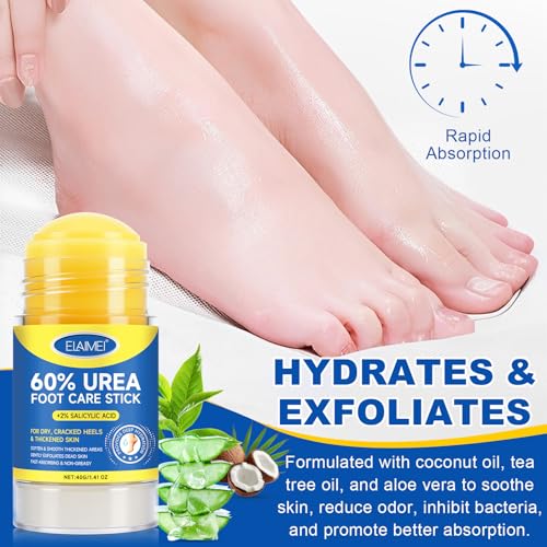 FANSHI Urea Cream Stick 60% - 3 Pack for Cracked Feet