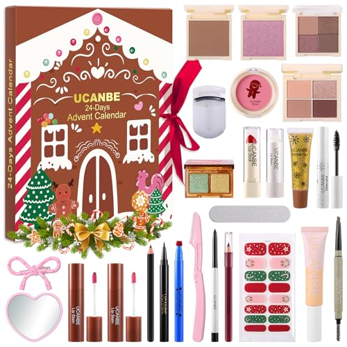 UCANBEMAKEUP 2025 Christmas Advent Calendar - 24 Days Beauty Gift Set