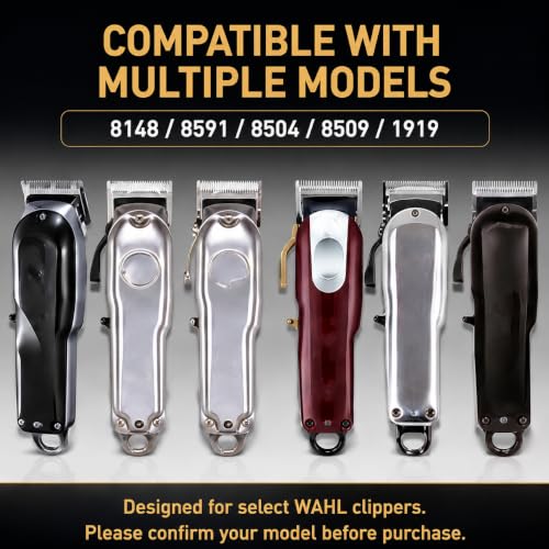 BestRec WAHL Hair Clippers Cam Follower & Double Torsion Spring - Black (Compatibility: 8148, 8504, 8591, 8509, 1919)
