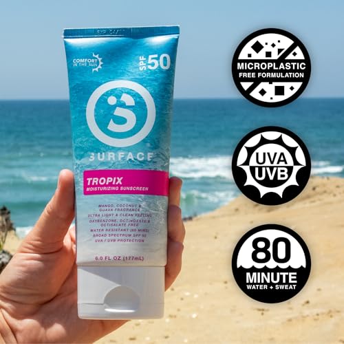 Surface Sunscreen Lotion SPF 50 - Lightweight & Reef Friendly, 6oz
