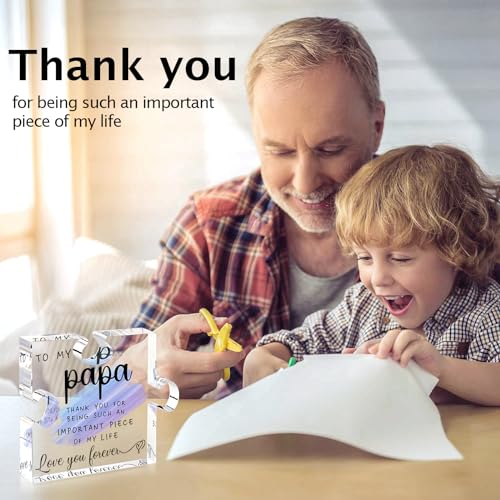 Heartwarming Papa Gift Plaque - Perfect for Father's Day