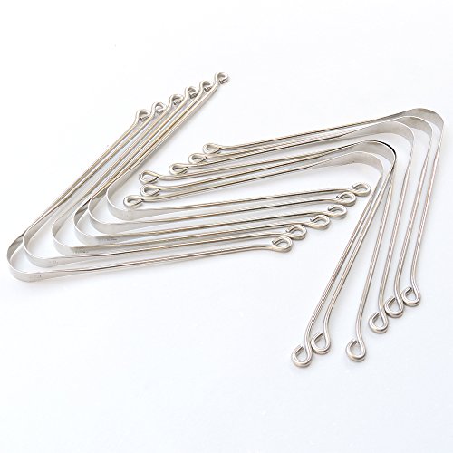 Stainless Steel Tongue Cleaner Set of 12 - Ayurvedic Oral Care