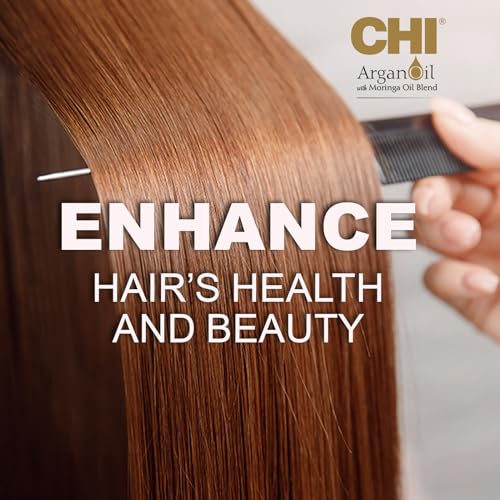 CHI Argan Oil Shampoo for Dry and Damaged Hair, 11.5 Fl Oz
