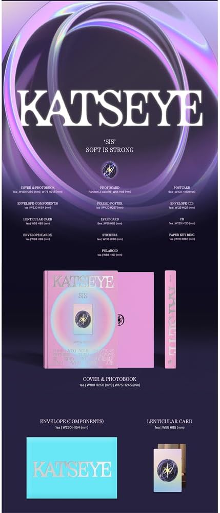 KATSEYE 1st EP Album "SIS SOFT IS STRONG" - Soft Version + 3 Extra Photocards Set