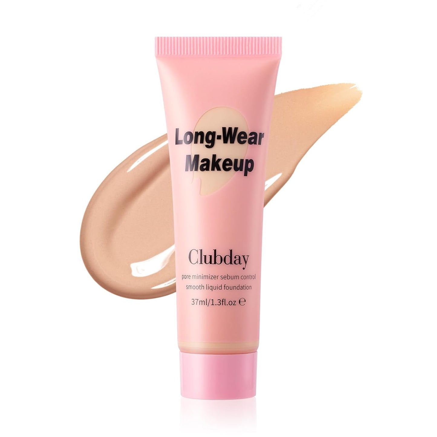 Long-Wear Liquid Foundation - Pore Minimizer & Sebum Control, Oil-Free Matte Finish | 37ml/1.3 Fl Oz