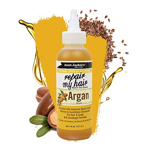 Aunt Jackie's Repair My Hair Argan Oil - 4 oz Anti-Breakage Blend