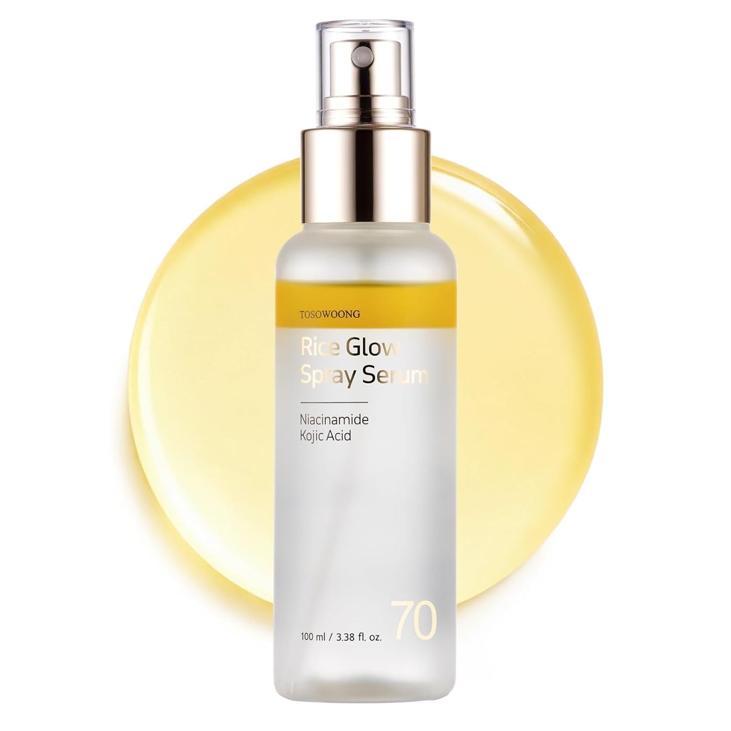 Rice Glow Spray Serum - Hydrating Face Mist with 70% Rice Bran Water, Vitamin C & Kojic Acid | 100ml