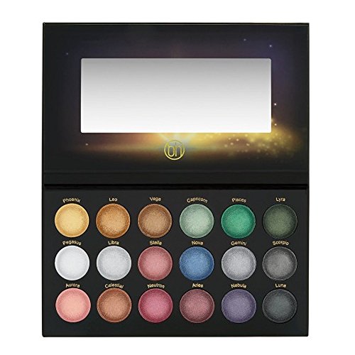 BH Cosmetics Supernova 18-Color Baked Eyeshadow Palette, Highly Pigmented