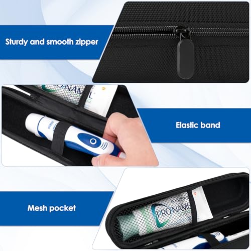 Linkidea Electric Toothbrush Travel Case - Hard Shell Organizer