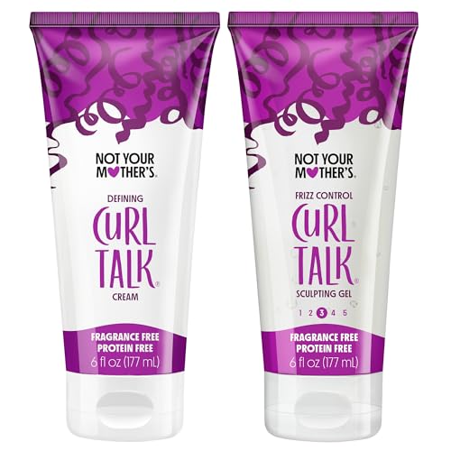 Not Your Mother's Fragrance-Free Curl Talk Sculpting Gel & Defining Cream - 6 fl oz x2