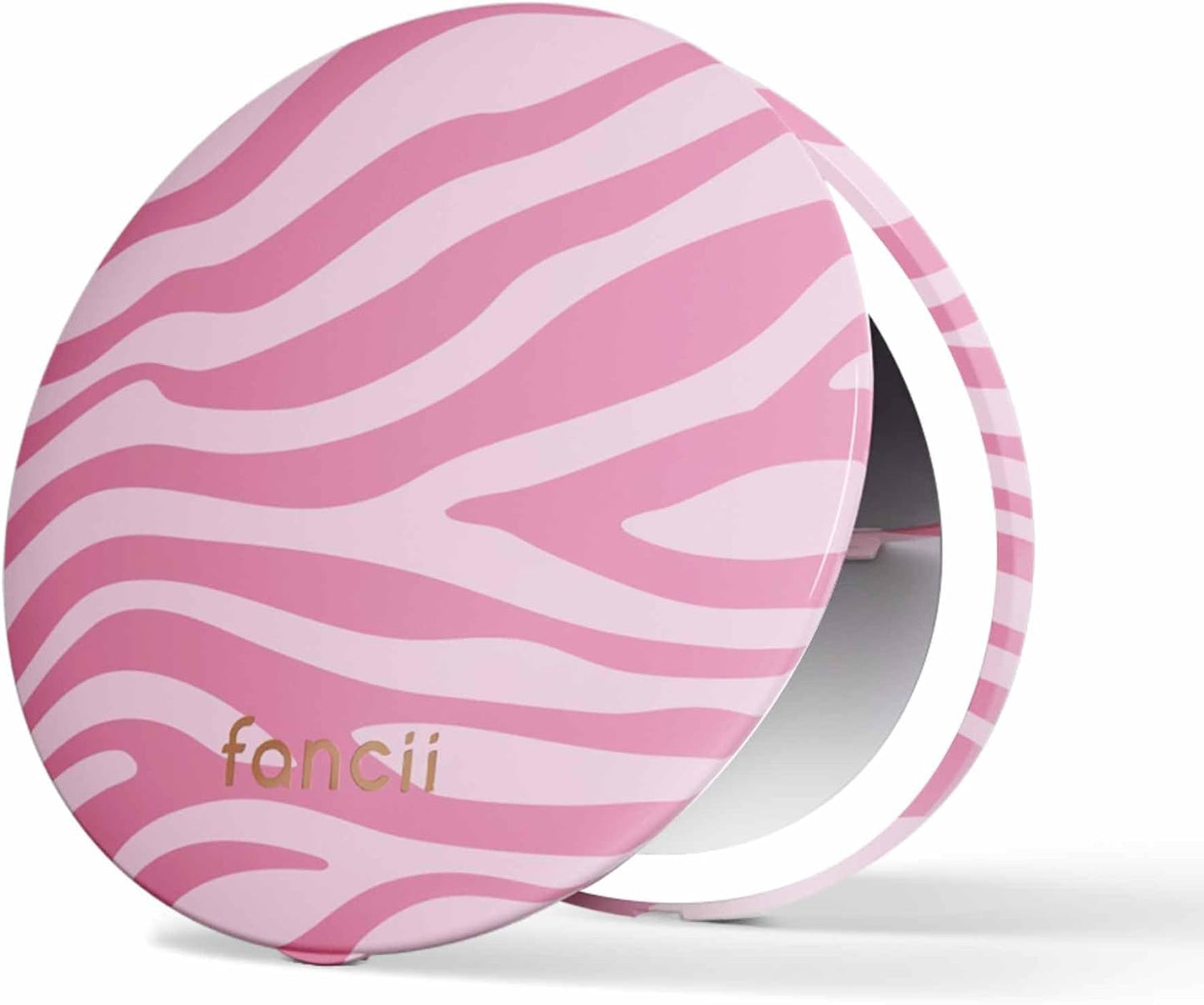 Compact Magnifying Mirror with LED Light - 10x/1x Rechargeable, Dimmable 3 Light Settings | Travel Handheld Mirror in Lilac Bliss