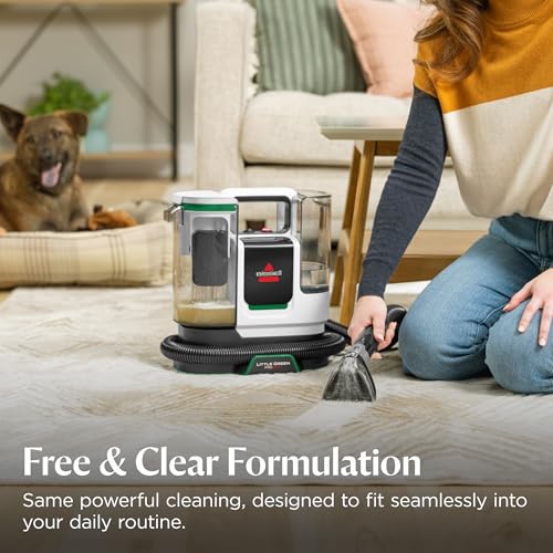 Bissell Little Green Pet Oxy Free & Clear Portable Deep Cleaner, 32 oz