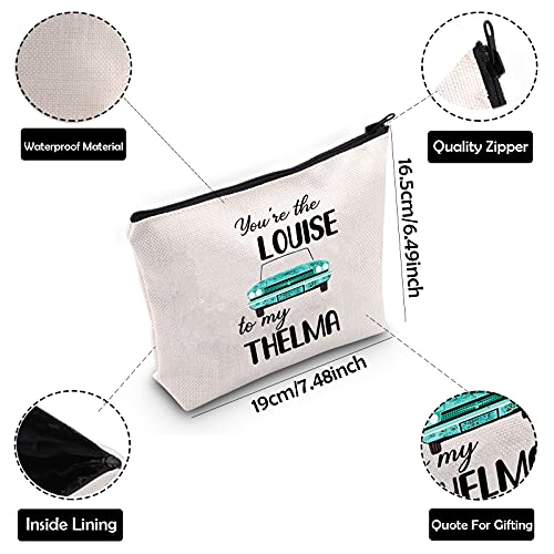 Louise To Thelma Cosmetic Bag - Waterproof Makeup Pouch Gift
