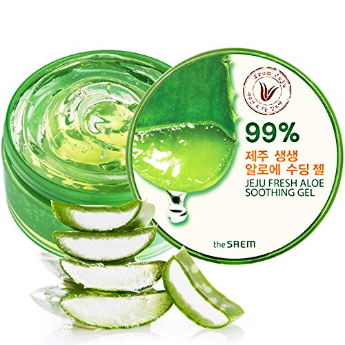 Jeju Aloe Vera Gel 99% - Multi-Purpose Hydrating & Cooling Face, Body & Hair Gel, 10.1 fl oz