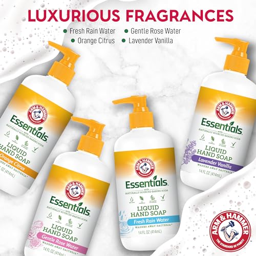Arm & Hammer Orange Citrus Liquid Hand Soap 14 fl oz – Gentle Cleansing & Softening
